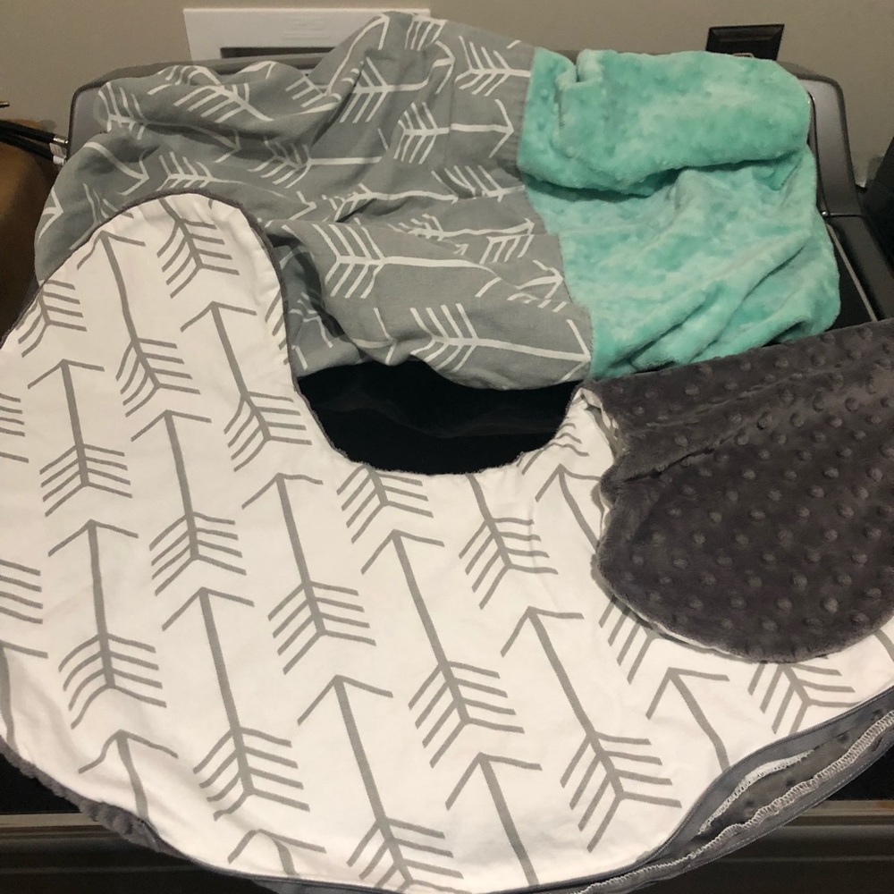 Baby changing pad & boppy pillow cover